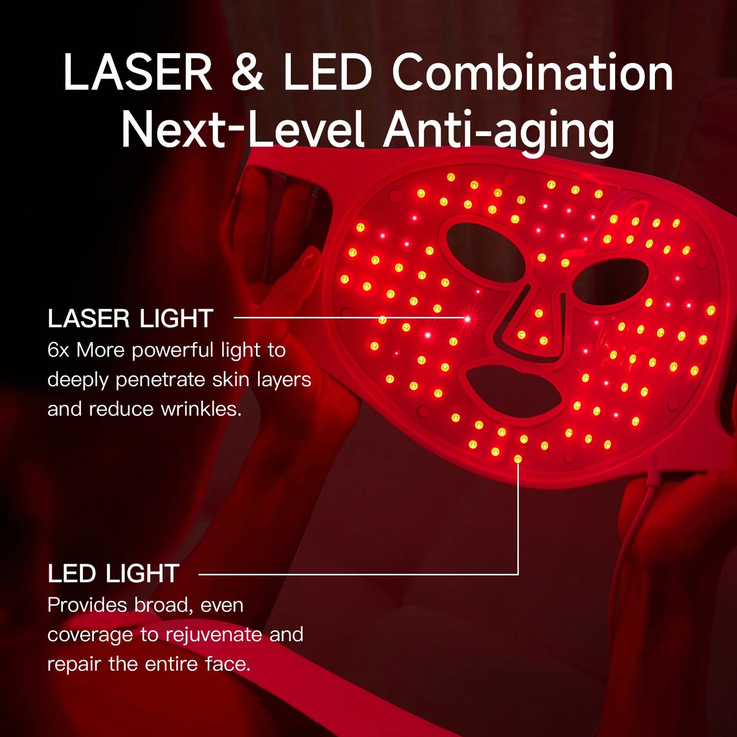 LASER&LED Light Therapy Mask