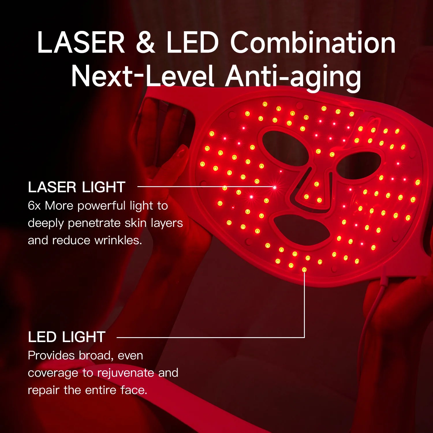 LASER&LED Light Therapy Mask