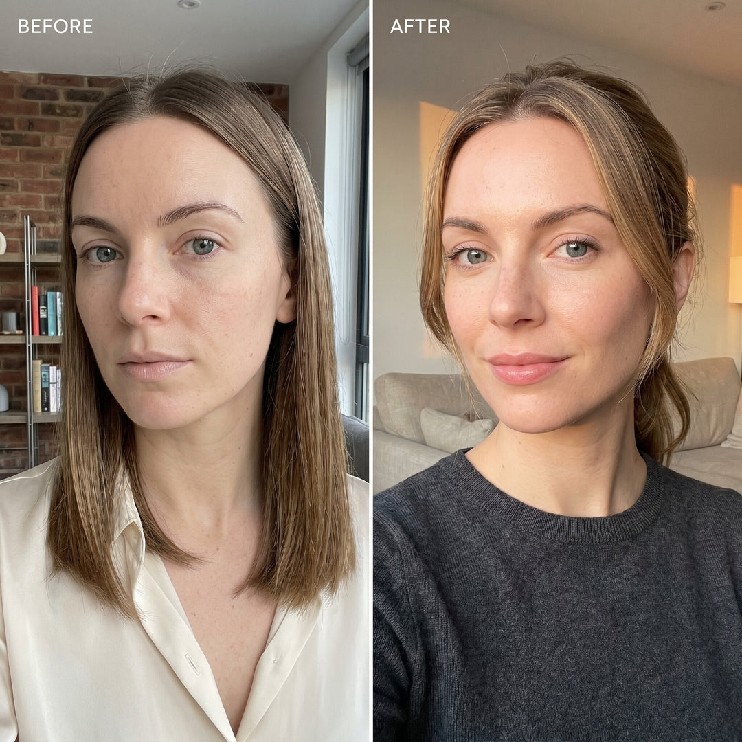 Before and after lip transformation: Claire, 4 weeks of THE ICON