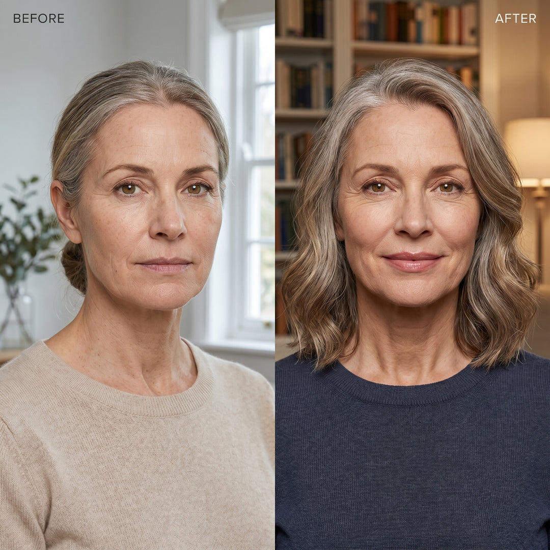 Before and after lip transformation: Anna 39, 4 weeks of THE ICON
