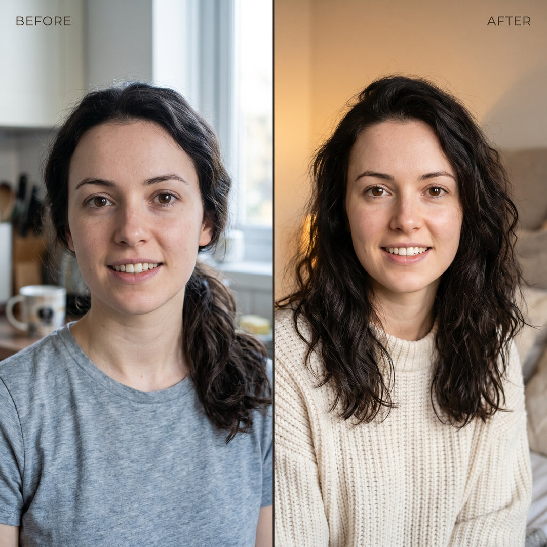 Before and after teeth whitening: Beth, 4 weeks of THE ICON